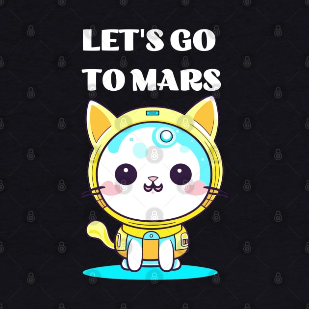 Funny Cat Let's go to Mars by JoeStylistics